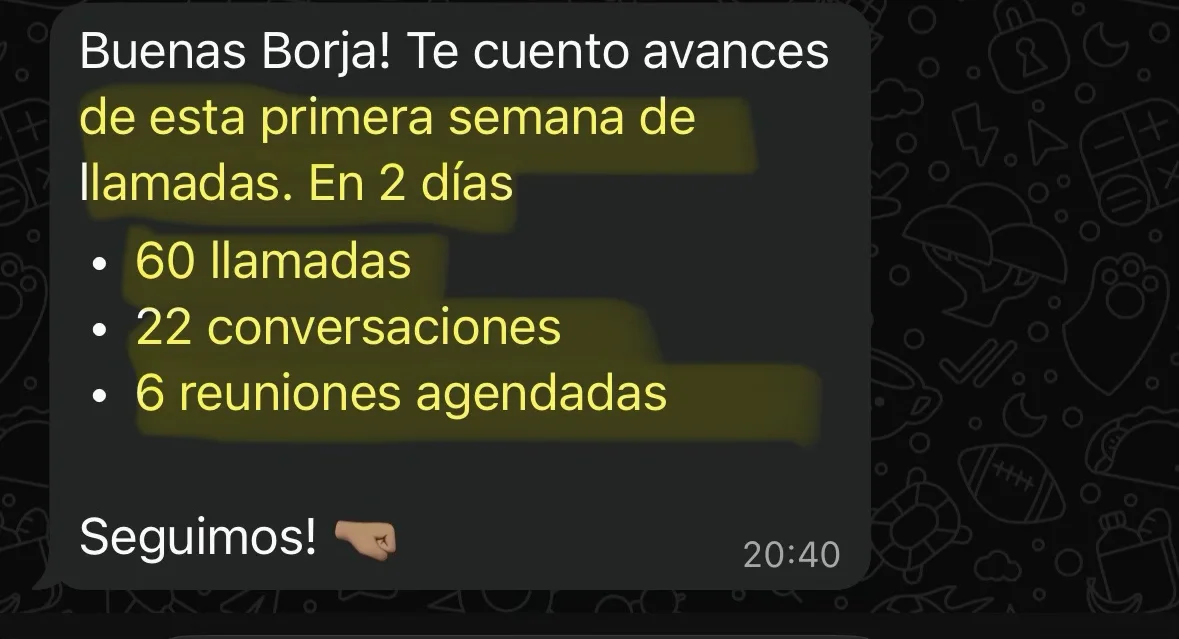 Testimonio cliente Sales University