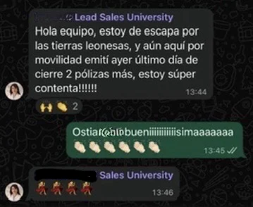 Testimonio cliente Sales University