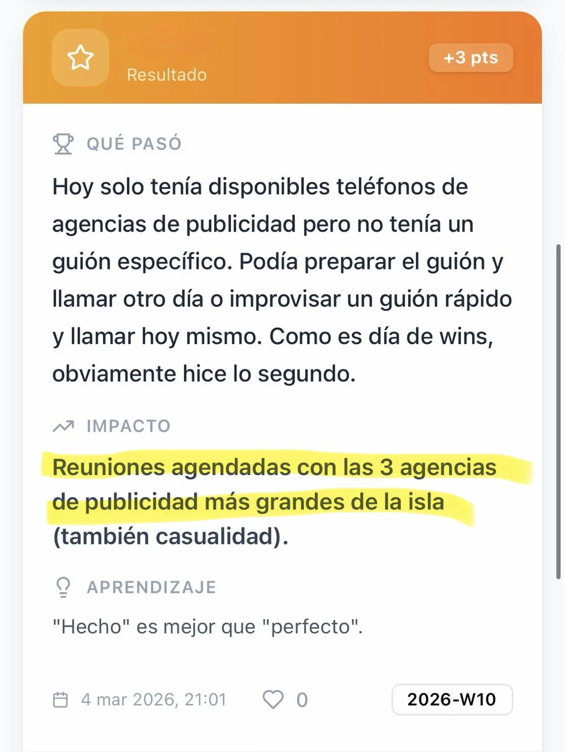 Testimonio cliente Sales University