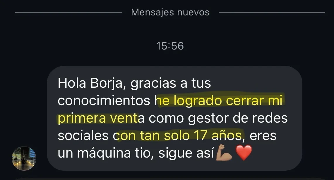 Testimonio cliente Sales University