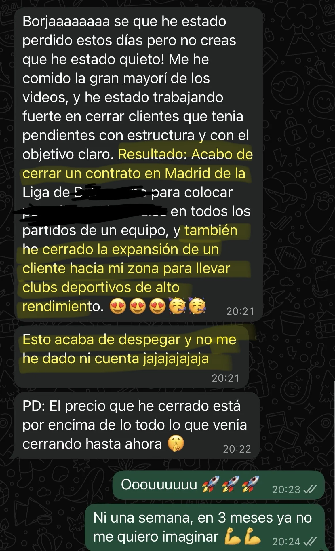 Testimonio cliente Sales University