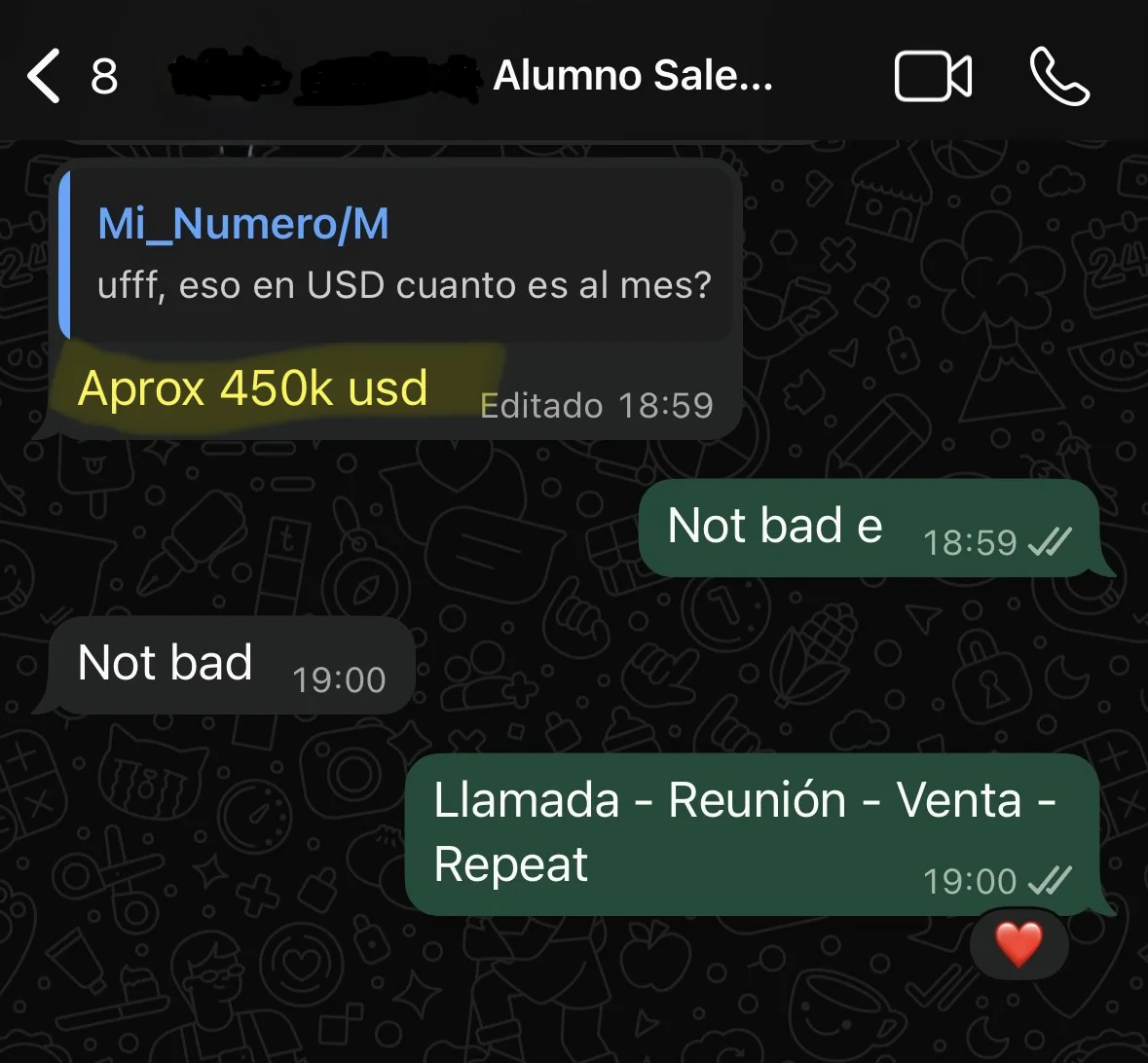 Testimonio cliente Sales University