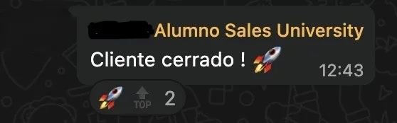 Testimonio cliente Sales University