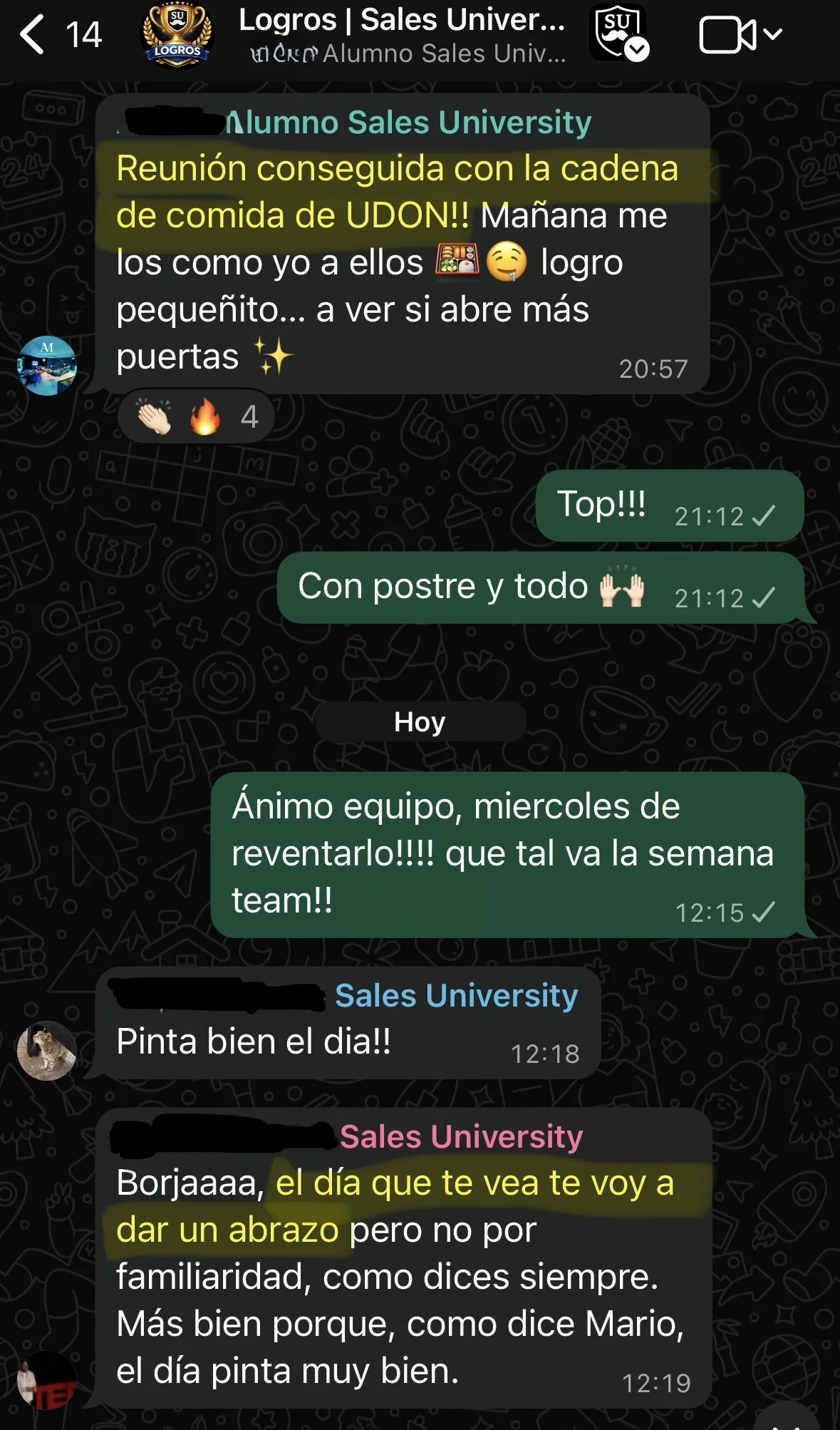 Testimonio cliente Sales University