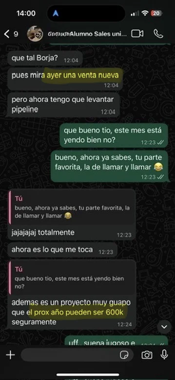 Testimonio cliente Sales University