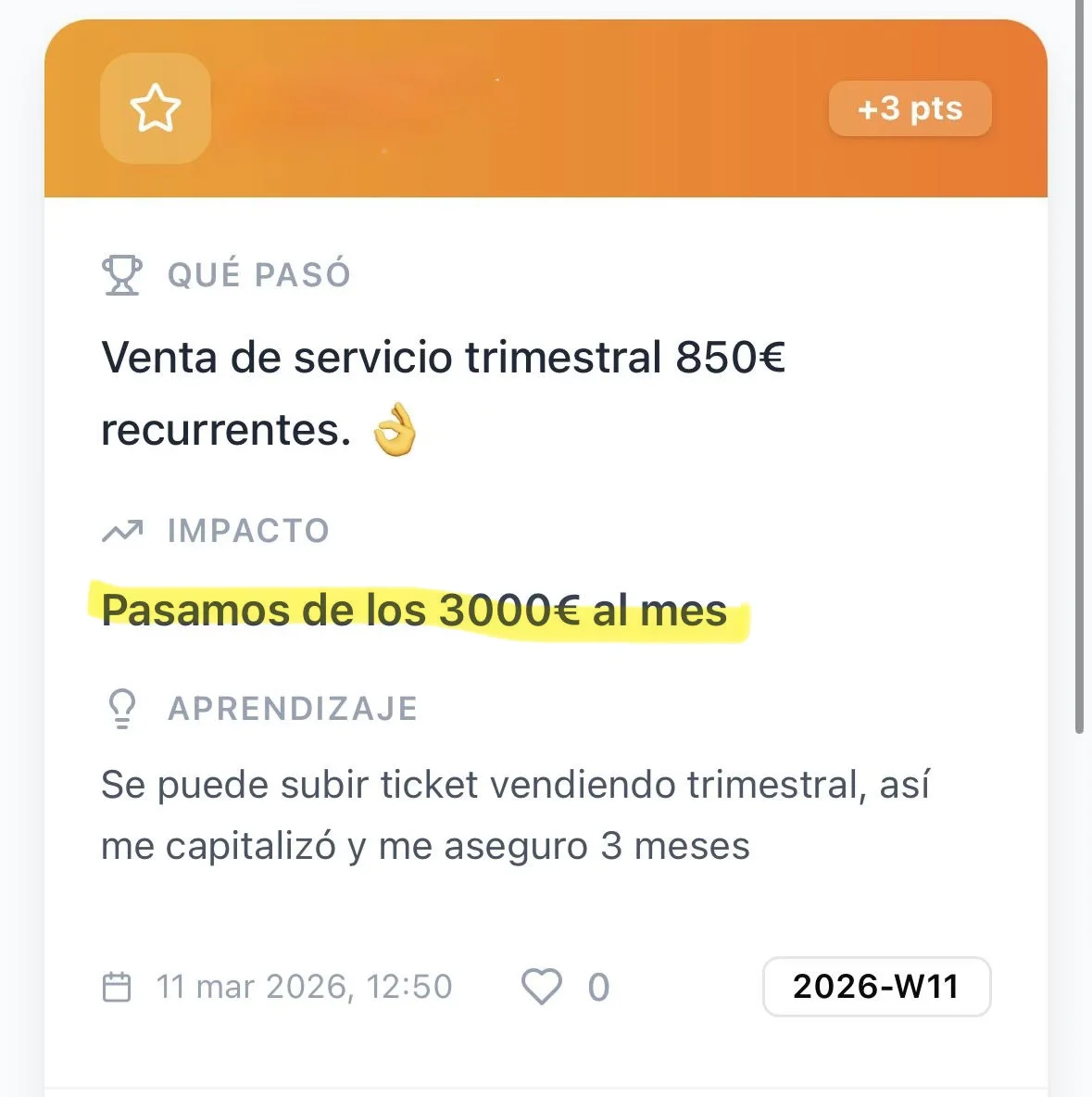 Testimonio cliente Sales University