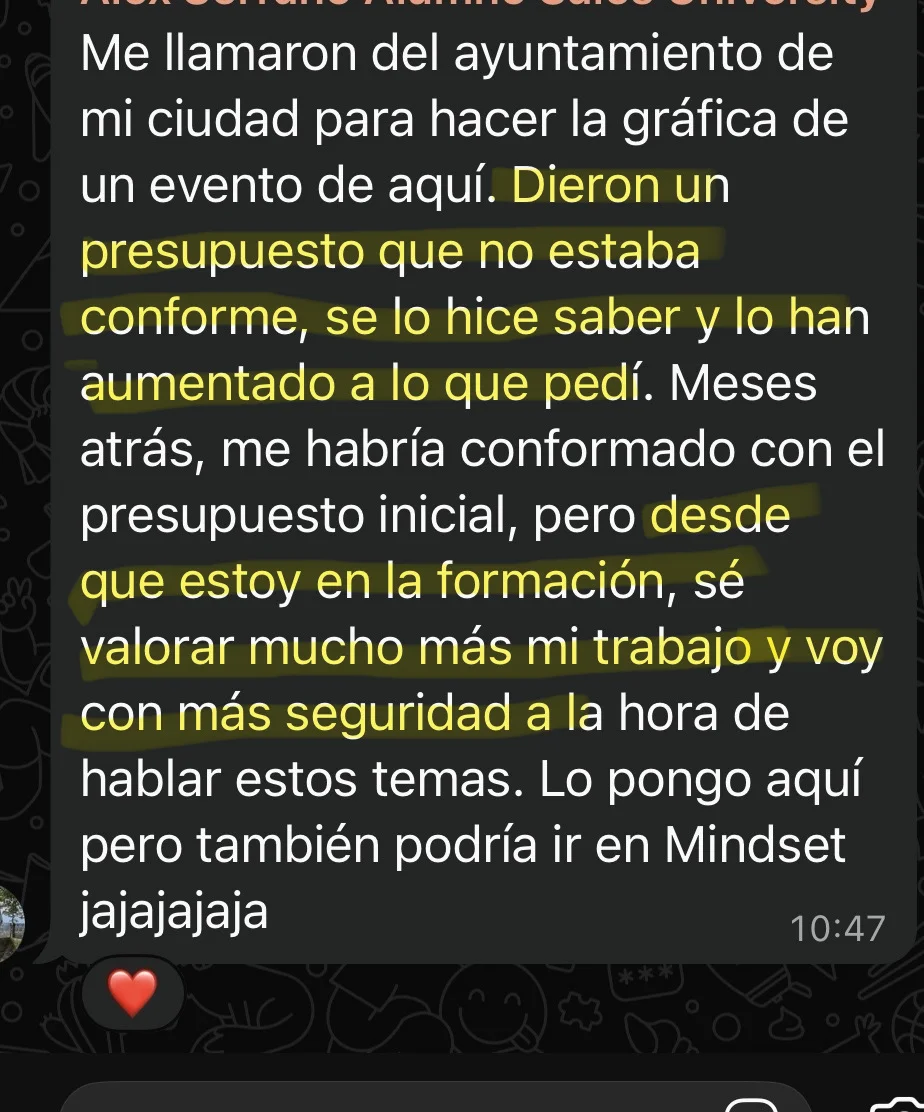 Testimonio cliente Sales University