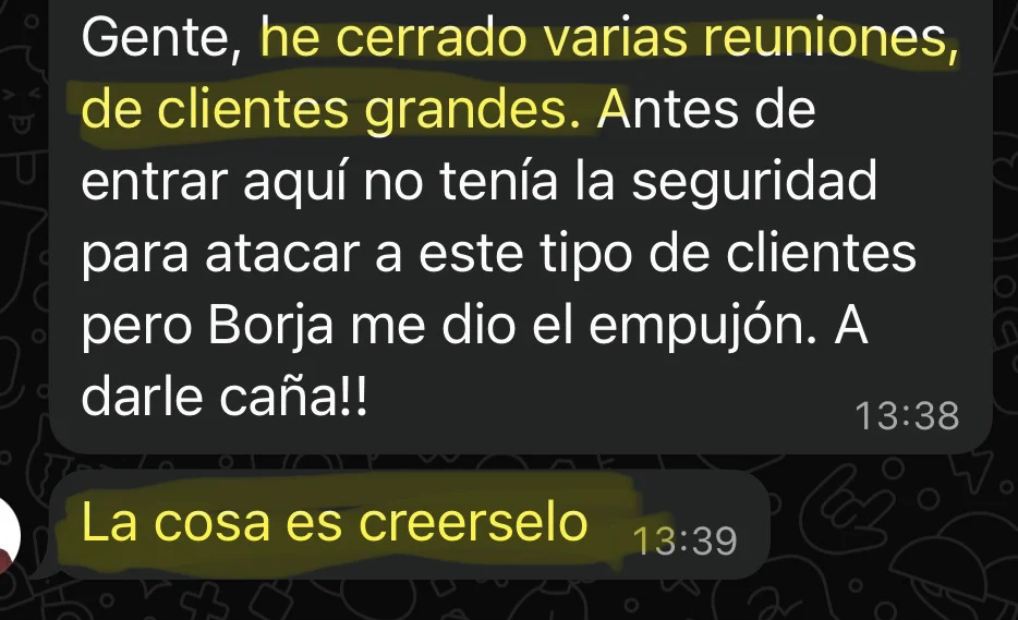 Testimonio cliente Sales University