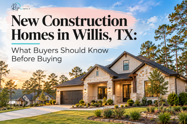 New Construction Homes in Willis, TX: What Buyers Should Know Before Buying