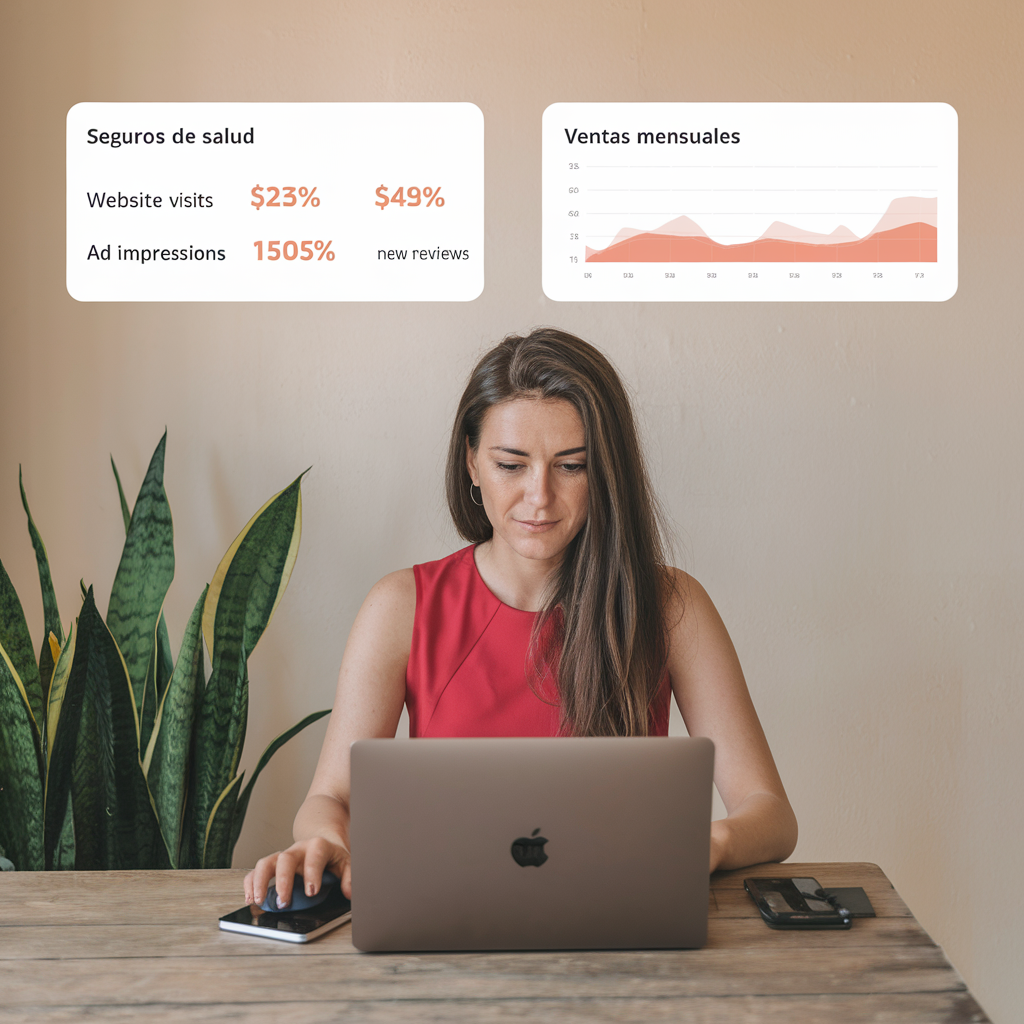 Métricas de ventas y CRM en español