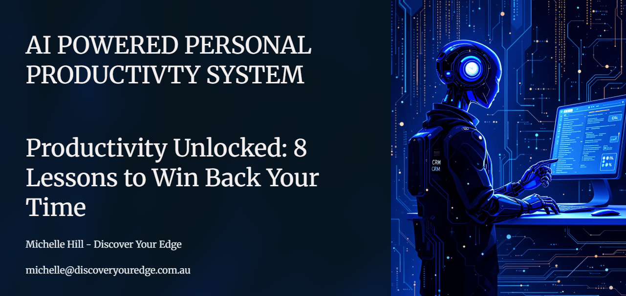 Free Course: 8 AI Powered Actions to Win Back Your Time