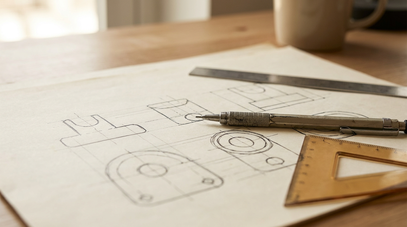 Hand-drawn technical patent-style figures