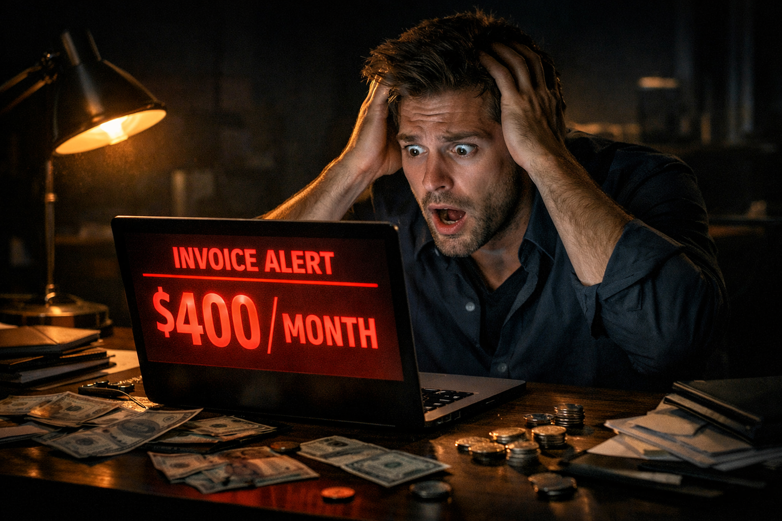 Entrepreneur shocked by $400 hosting bill