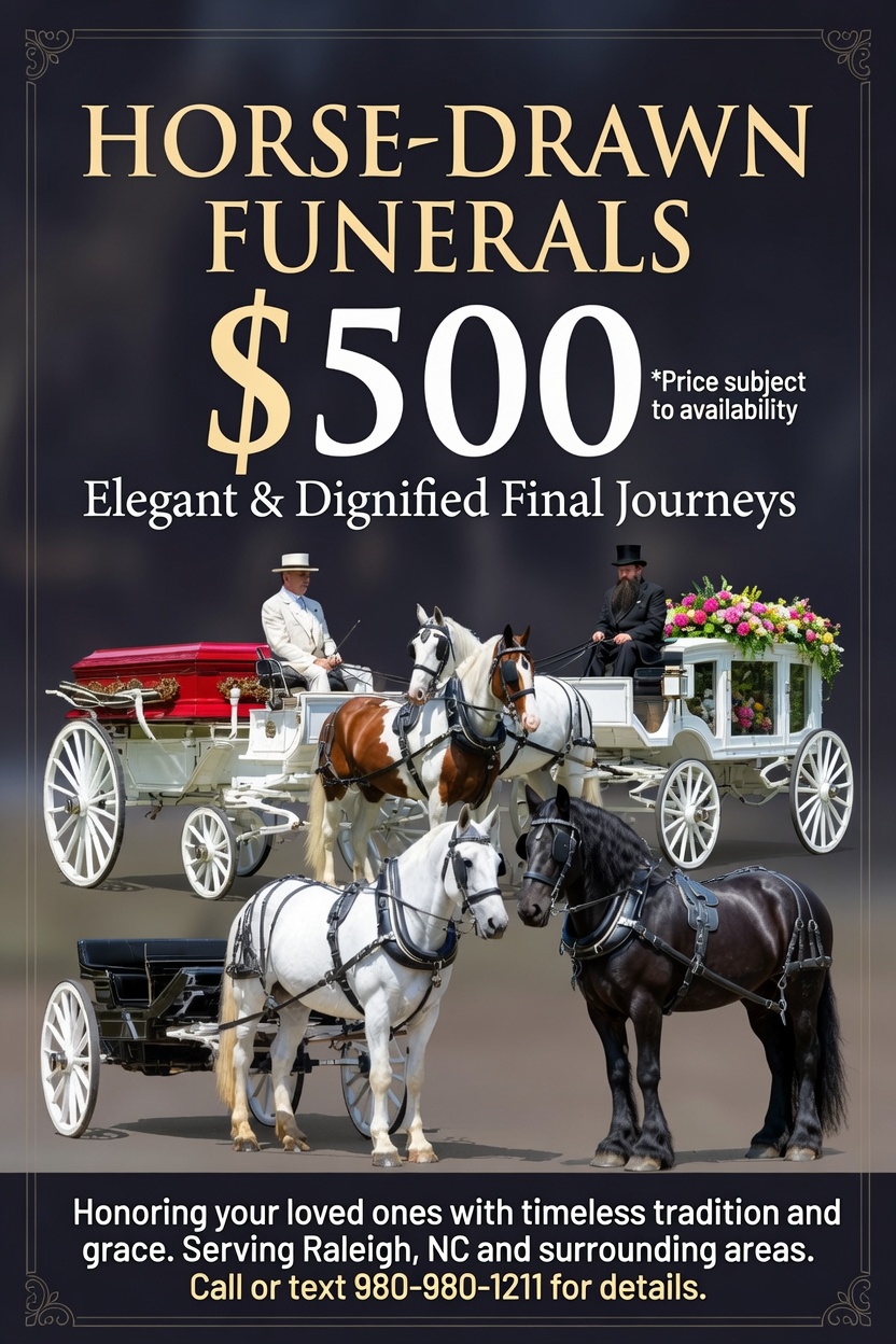 Horse-Drawn Funerals promotional poster