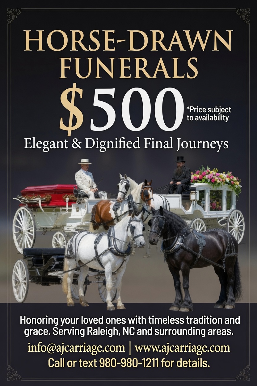 Horse-Drawn Funerals service materials