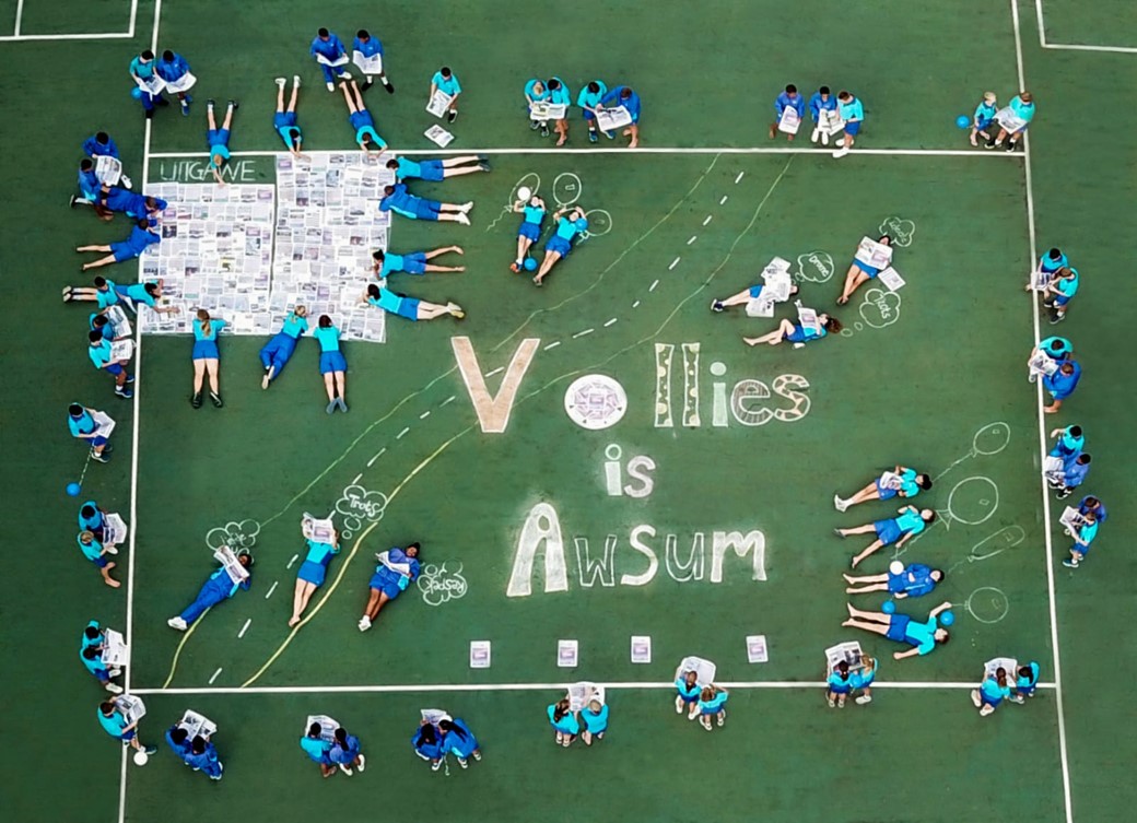 A moment at a participating school, shared with AWSUM