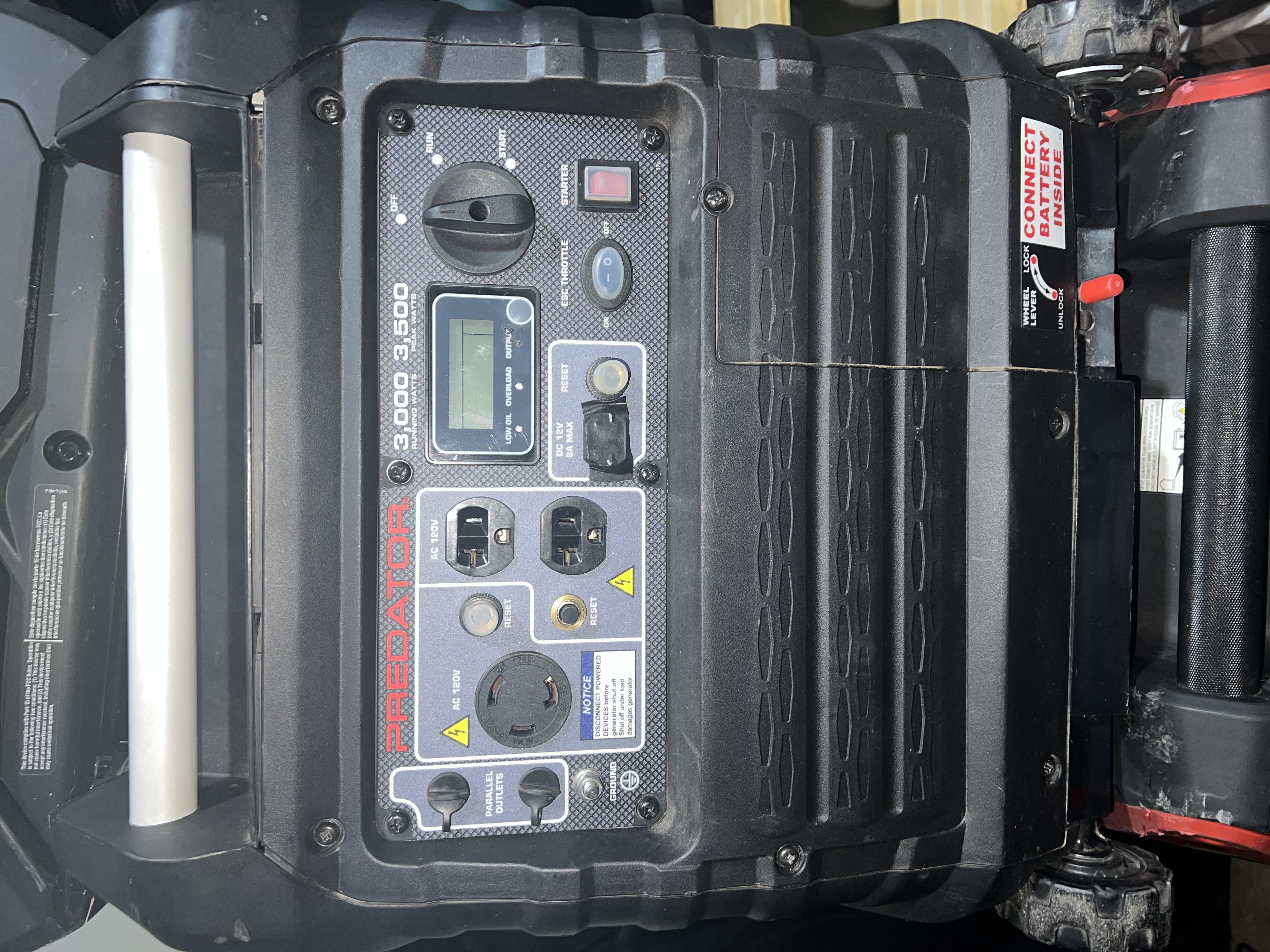 Predator 3500 watt generator rental in Converse, TX