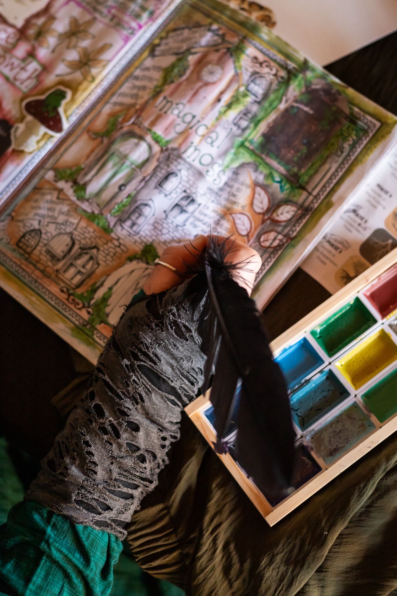 Creative field notes and drawing