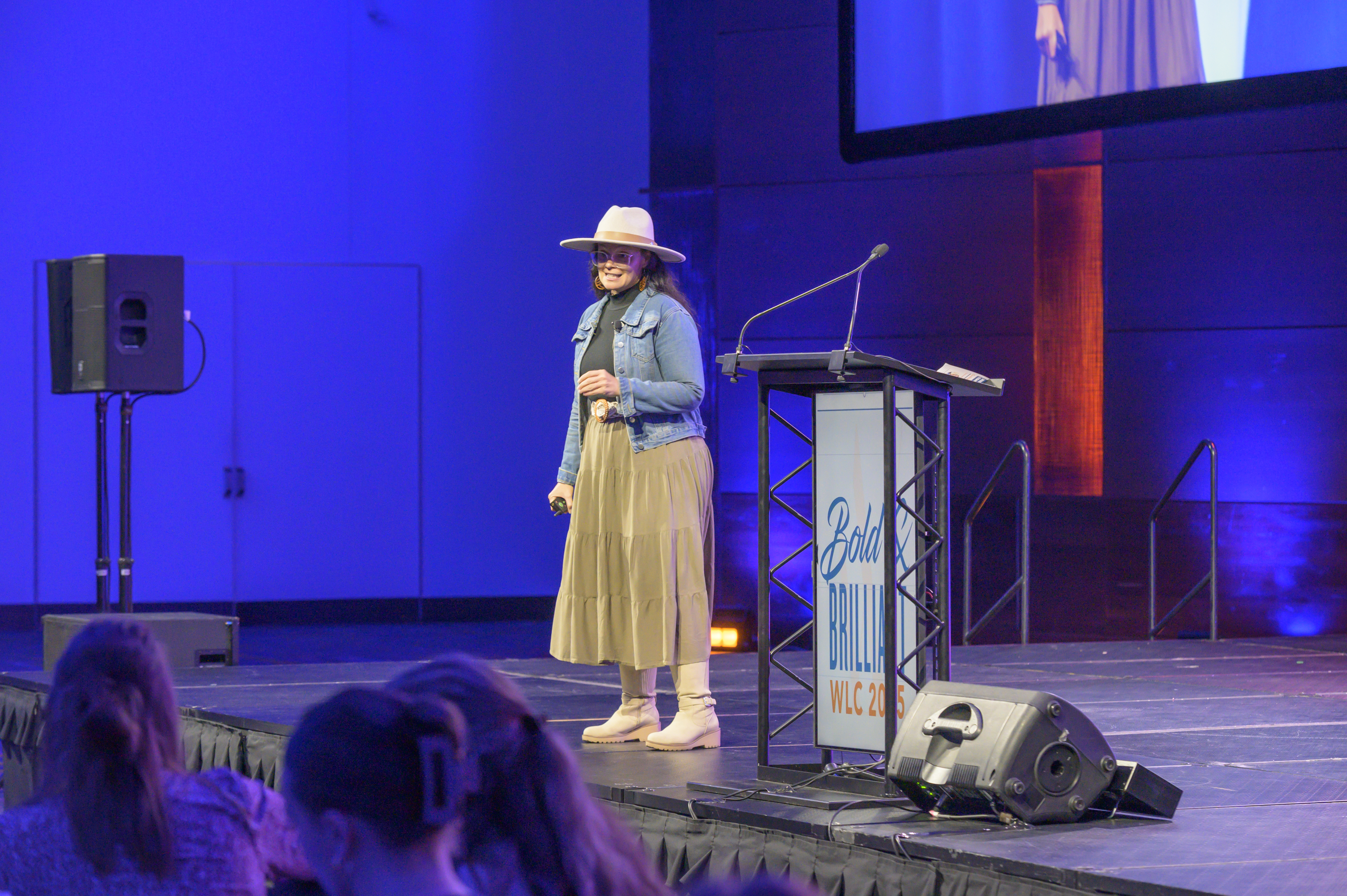 Leticia Escamilla on stage