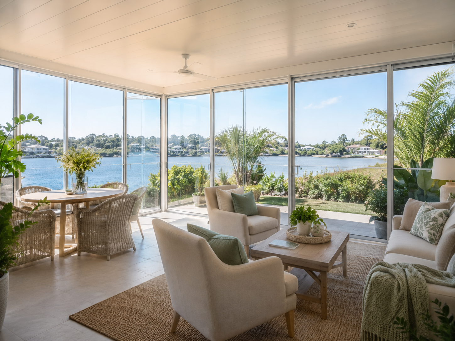 Enclosed room patio