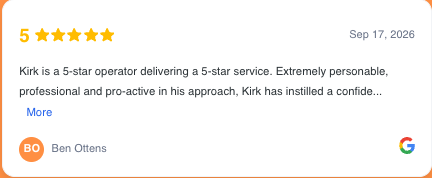 Client review screenshot