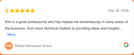 Client review screenshot