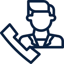 Reliability icon — One-Track motorized retractable screens deliver 99% fewer service calls than competing systems