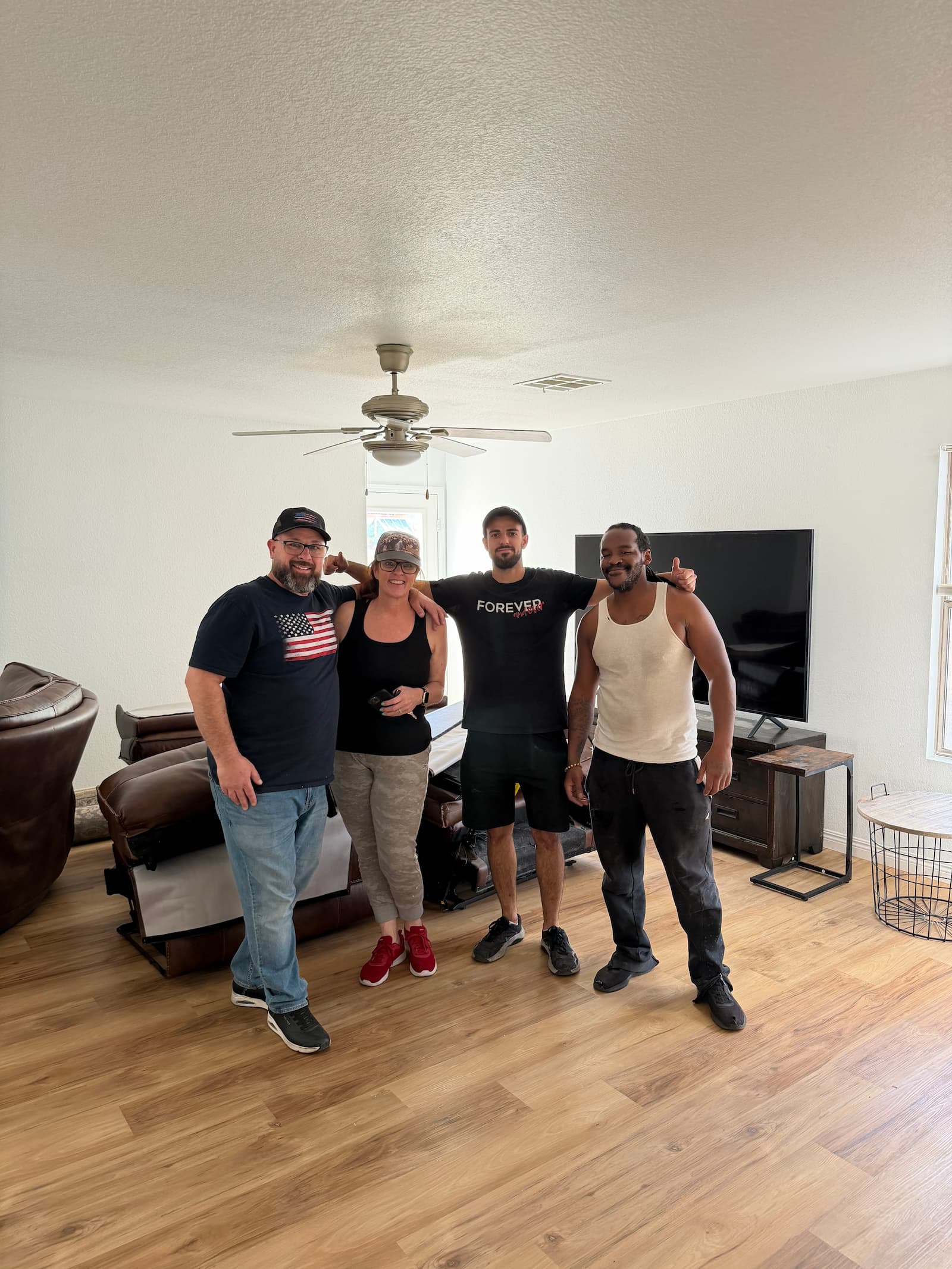 Flex Movers crew loading furniture into a truck