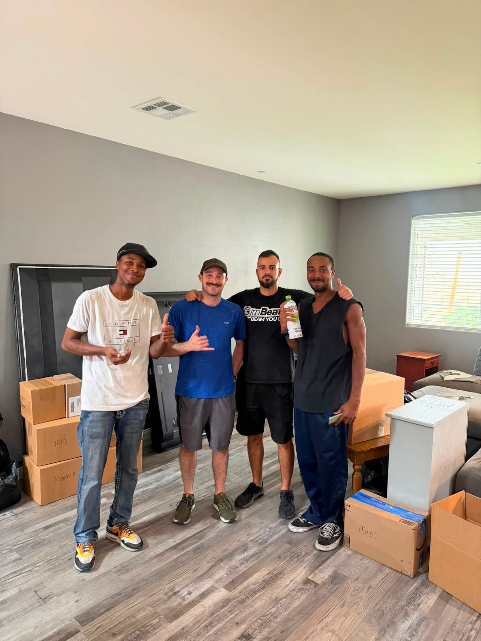 Flex Movers crew loading a moving truck in Las Vegas