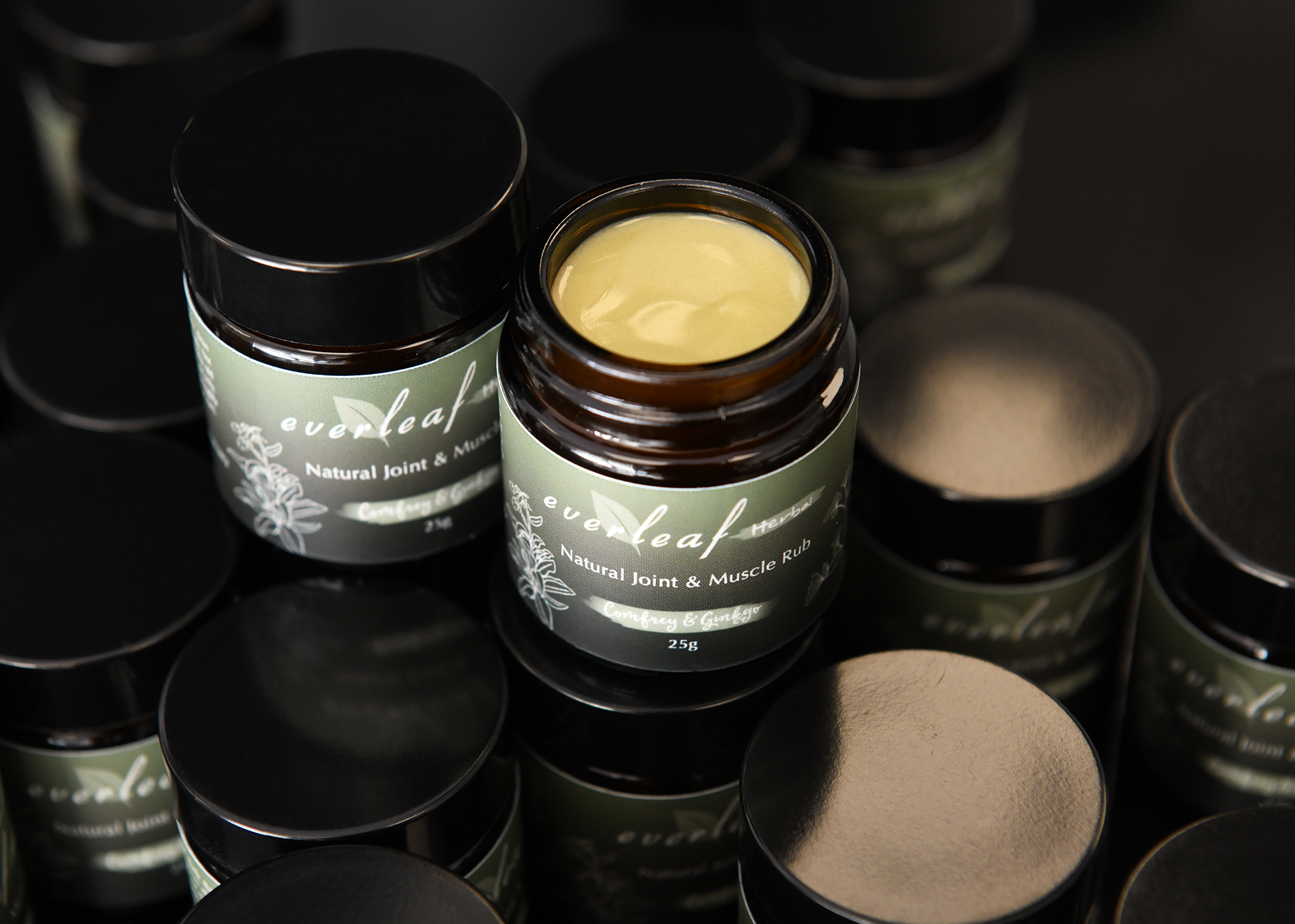 Everleaf Herbal Skin Salve for cradle cap and sensitive baby skin