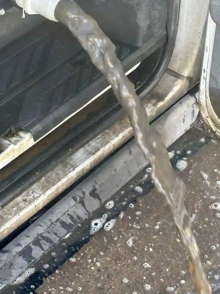 Hard water mineral buildup affecting enzyme treatment performance in Douglas County, CO