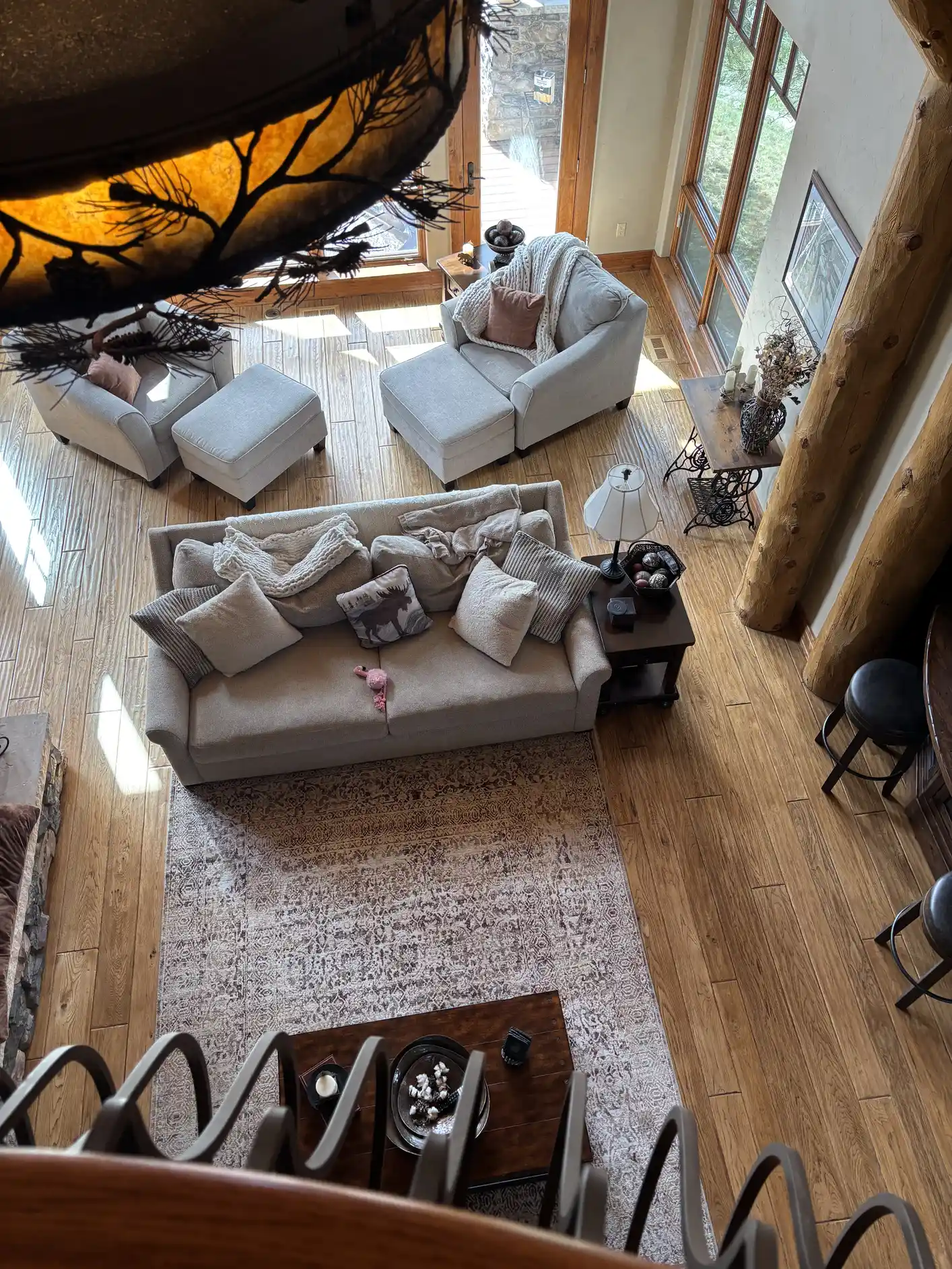 After shot, clean carpet