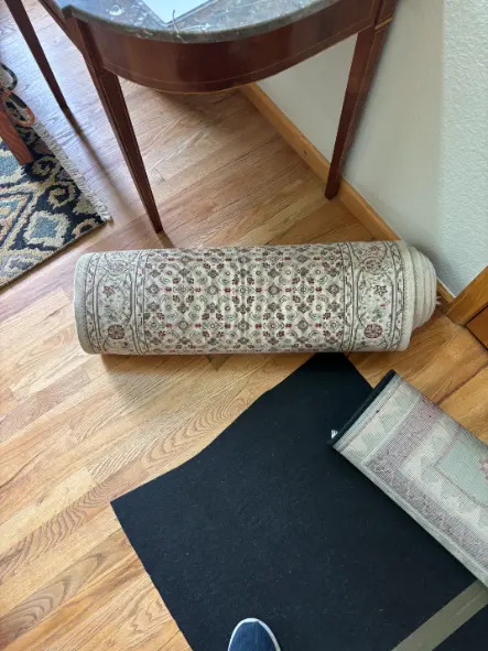 Franktown Color Bleed rug cleaning