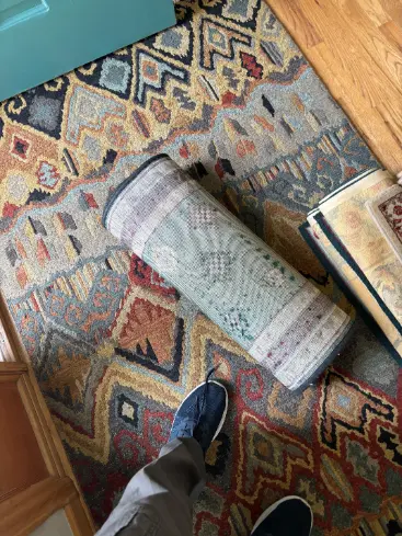 Franktown Red Clay rug cleaning