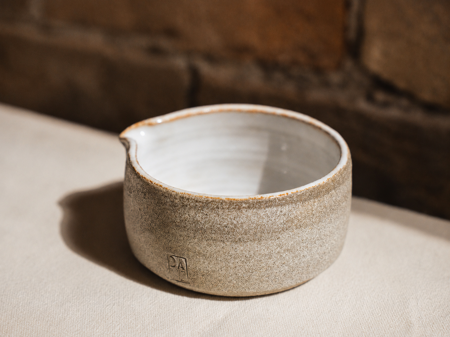 Earthy ceramic bowl