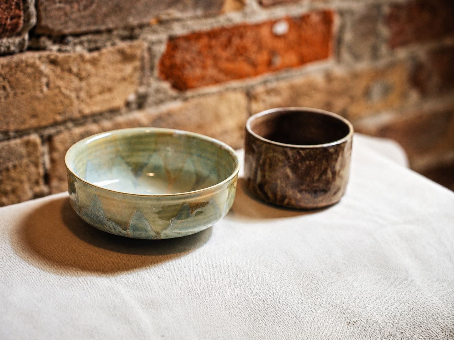 Handmade pottery plate