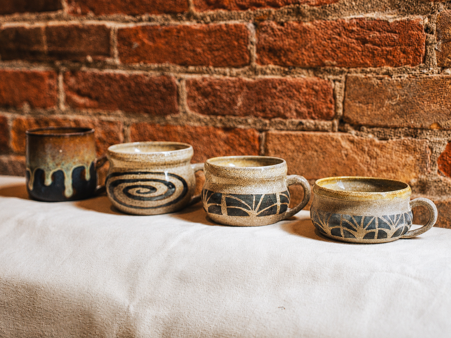 Handmade ceramic mugs