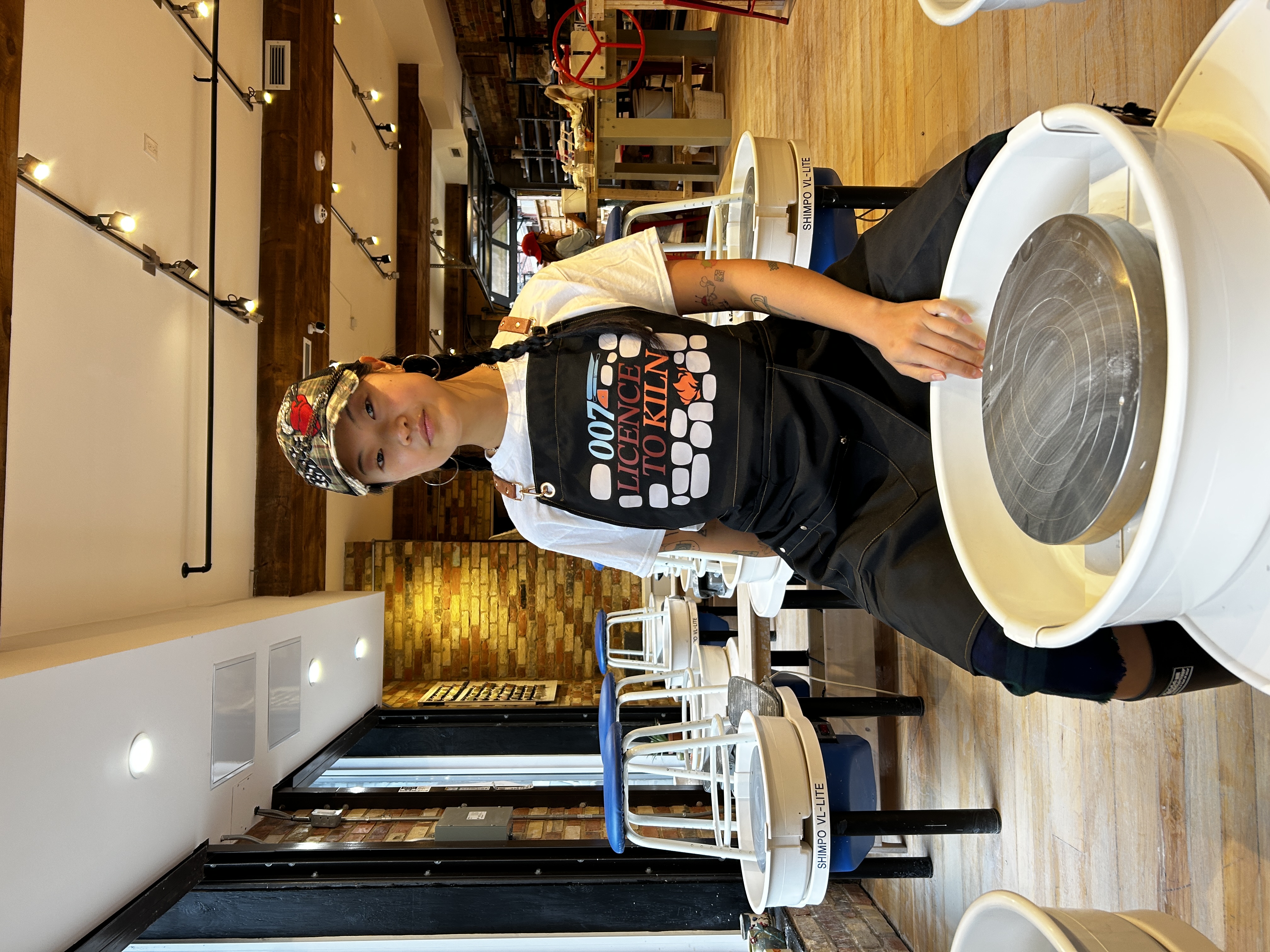 Licence to Kiln split-leg pottery apron