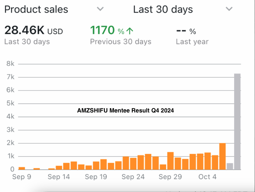 Student Amazon sales screenshot.