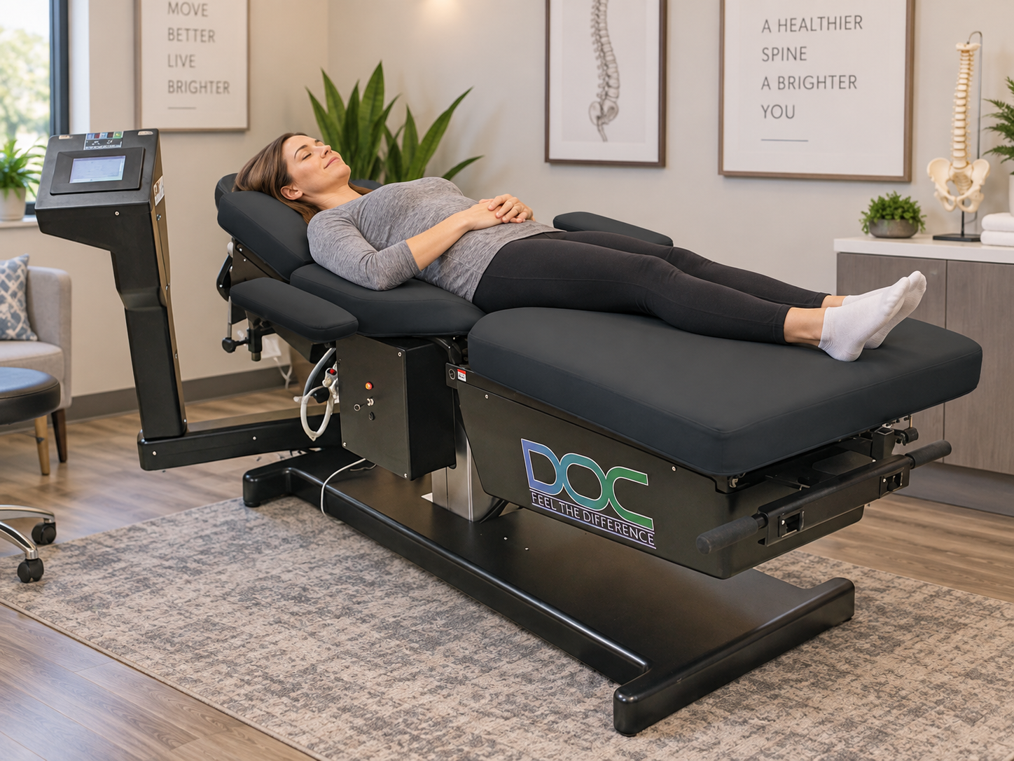 Decompression therapy for herniated disc at our Lake Nona office