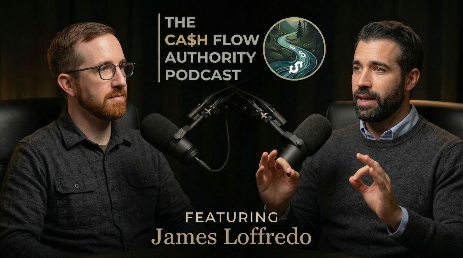 James Loffredo on The Cash Flow Authority Podcast discussing private lending, DSCR loans, and scaling real estate portfolios.