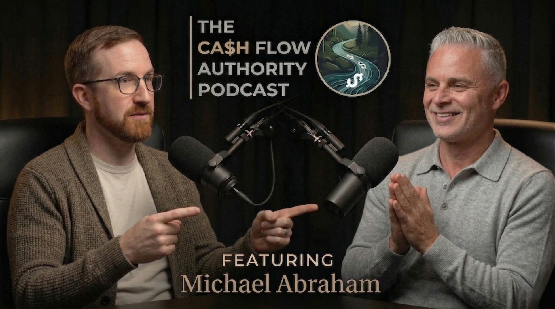 Michael Abraham discussing luxury real estate Los Angeles and duplex investing on Cash Flow Authority podcast