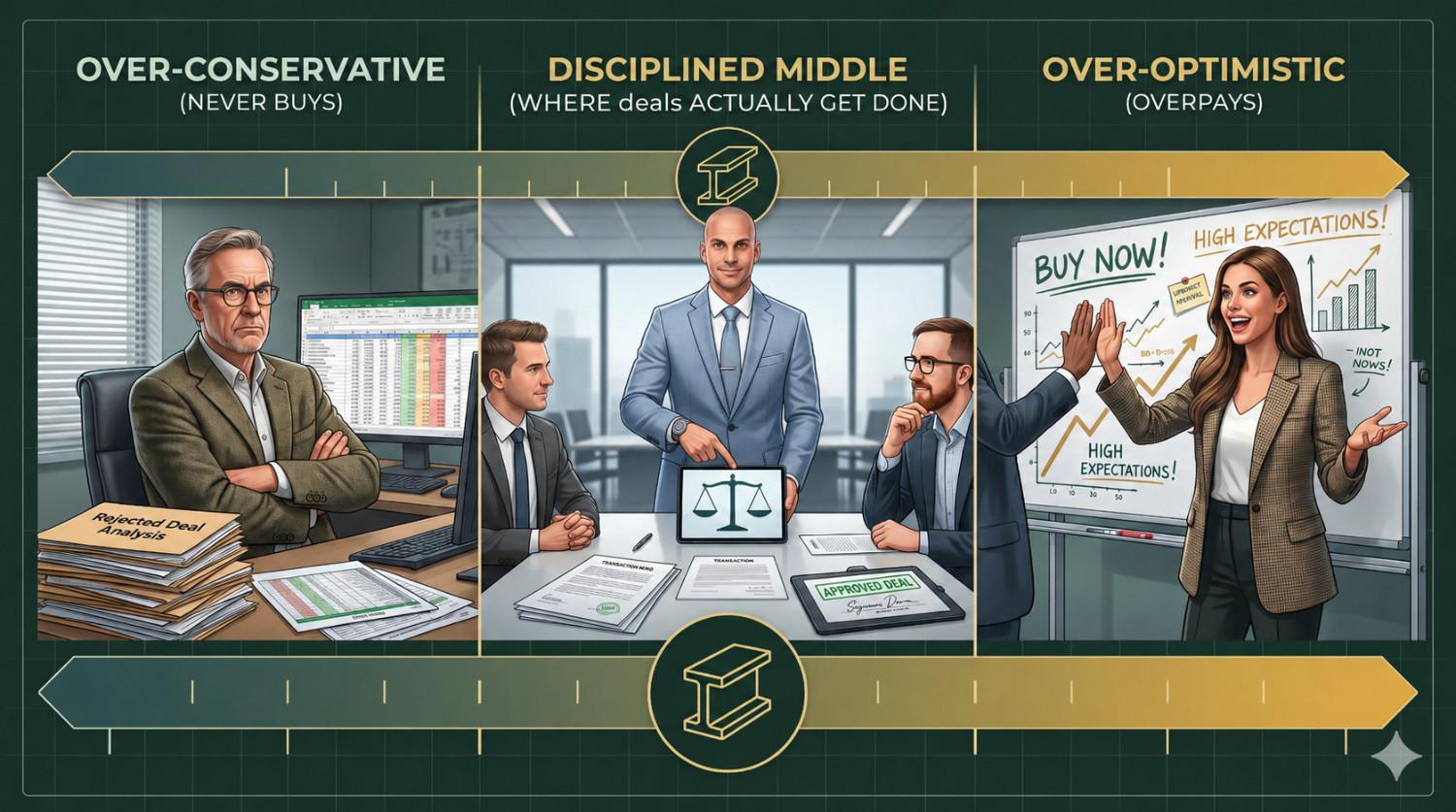 a diagram showing the 'Safety Factor' spectrum in real estate investing