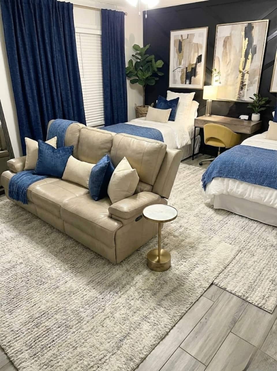 Living Room with Beds