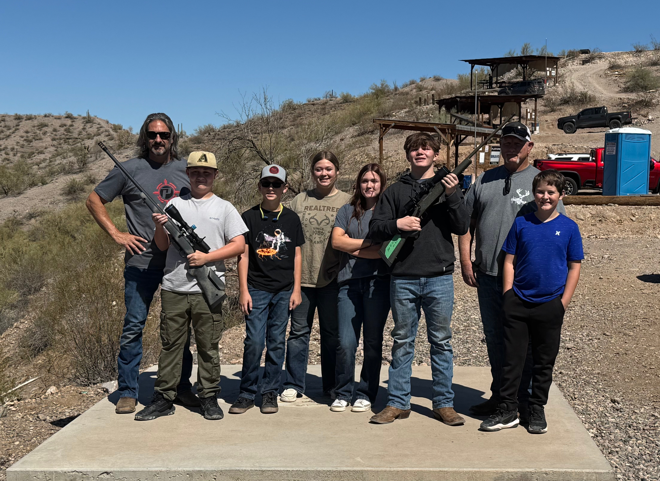 Arizona Mule Deer youth hunting camp
