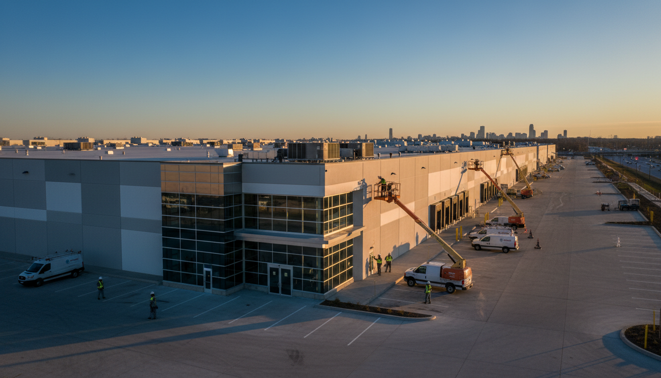 Commercial facility exterior