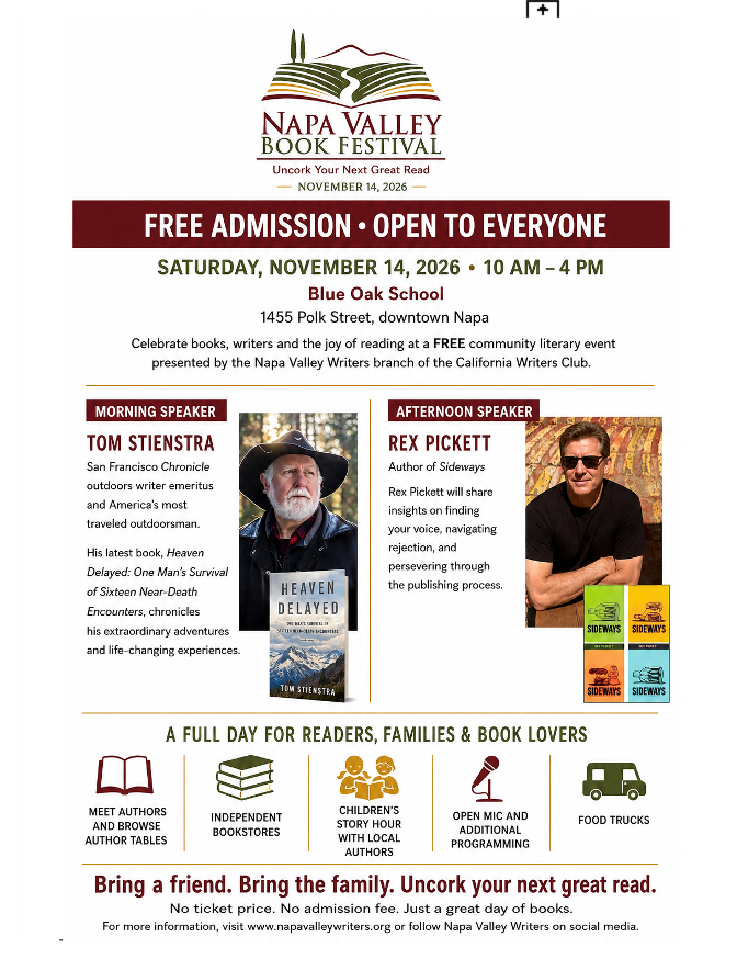 Napa Valley Book Festival Poster