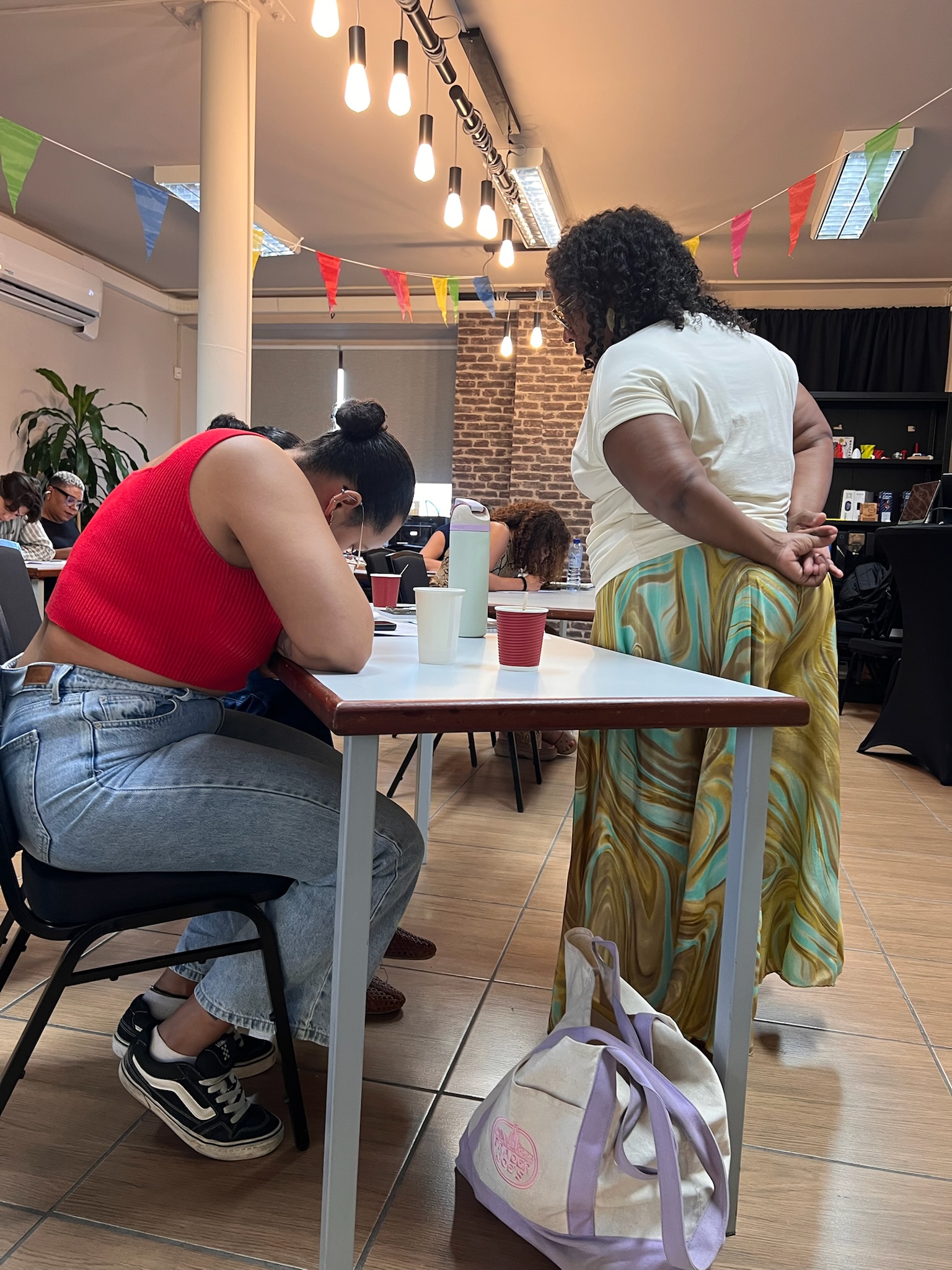TammyRenee engaging a workshop audience