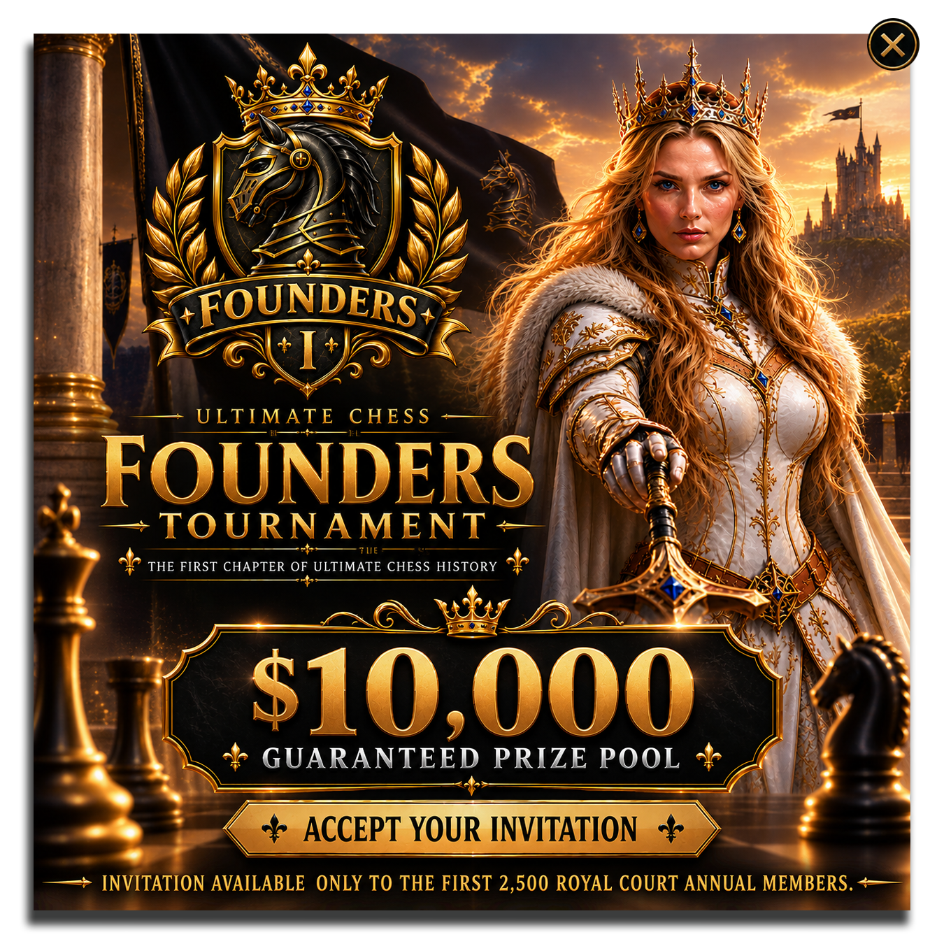 Ultimate Chess Founders Tournament - $10,000 Guaranteed Prize Pool