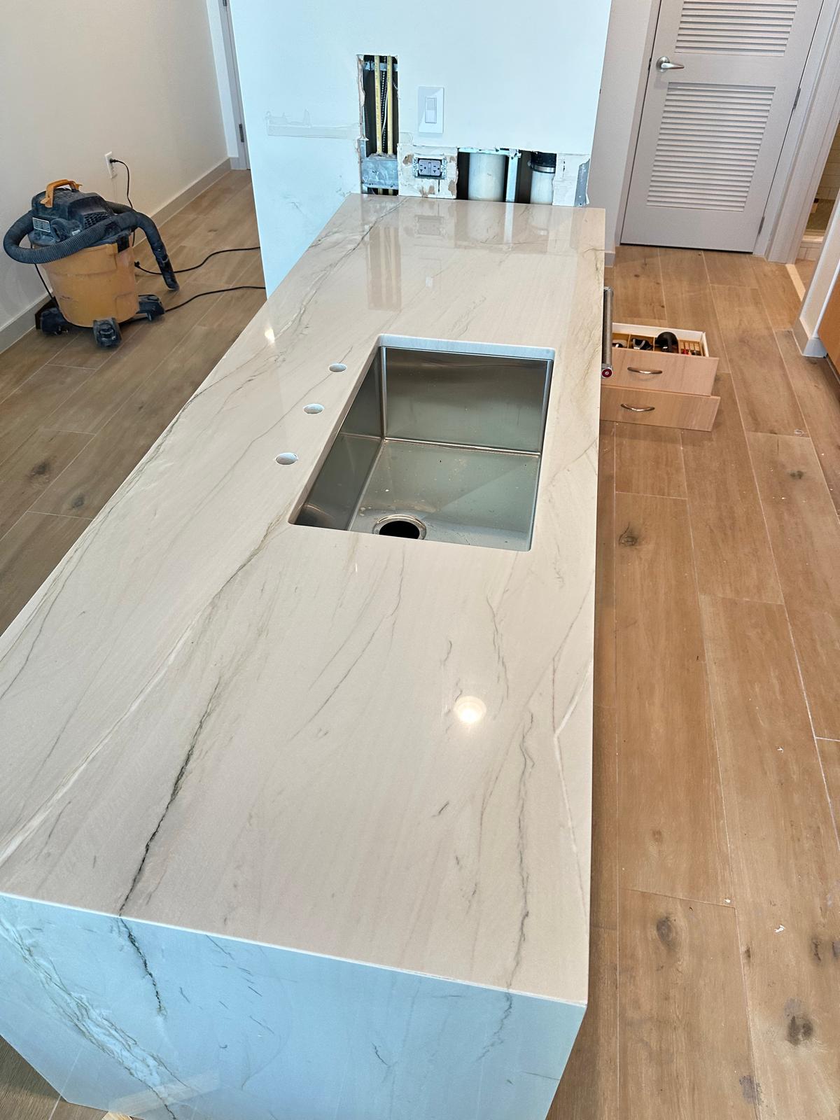 Installation of Kitchen Countertops 